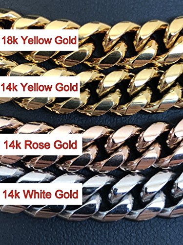 14k and 18k Gold Chain Colors
